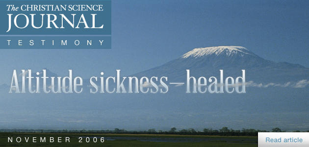 Altitude sickness—healed