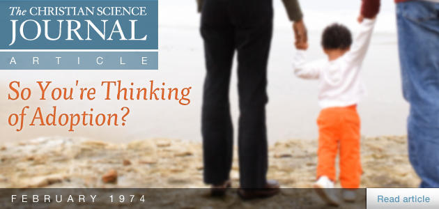 So You're Thinking of Adoption?