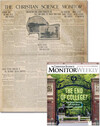 Inaugural edition of The Christian Science Monitor, whose motto is “To injure no man, but to bless all mankind.” Winner of seven Pulitzer prizes and more than a dozen Overseas Press Club awards, The Christian Science Monitor has undergone a number of changes to its format over the years. Today, it’s on the cutting edge of digital publishing, with news available 24/7 through its website, as well as through daily news briefings, e-mail newsletters, e-reader and tablet editions, and a weekly print edition.