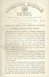 Christian Science Series, Vol. 1, No. 10