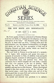 Christian Science Series, Vol. 1, No. 4