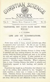 Christian Science Series, Vol. 1, No. 19