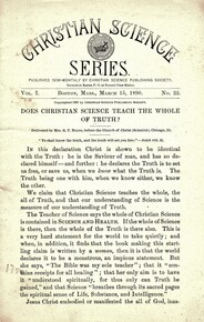 Christian Science Series, Vol. 1, No. 22