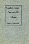 Christian Science: Demonstrable Religion