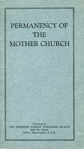 Permanency of The Mother Church