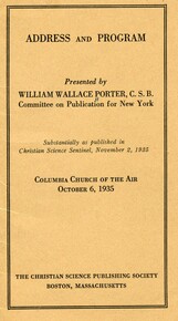 Address and program: Columbia "church of the air" October 6, 1935