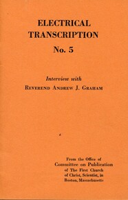 Electrical transcription No. 5: interview with Reverend Andrew J. Graham