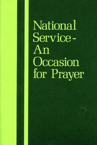 National service - an occasion for prayer