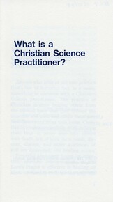 What is a Christian Science practitioner?