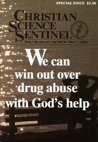 We can win out over drug abuse with God's help